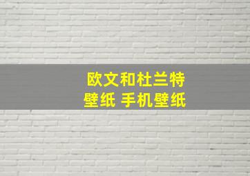 欧文和杜兰特壁纸 手机壁纸